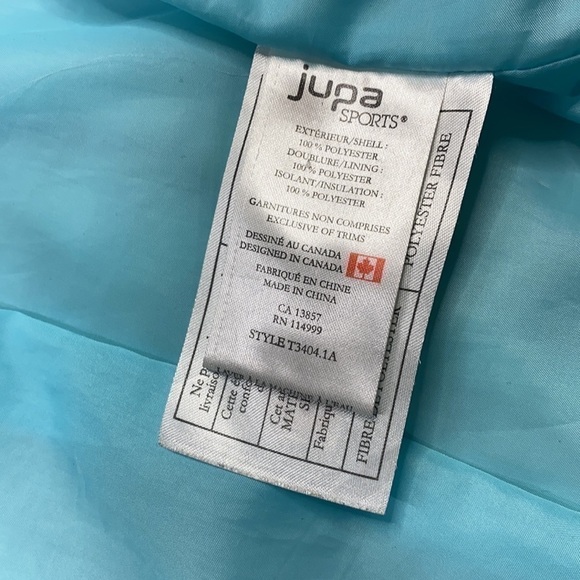 Jupa Sports Black & White Jacket Size 16 Girls - Picture 4 of 11